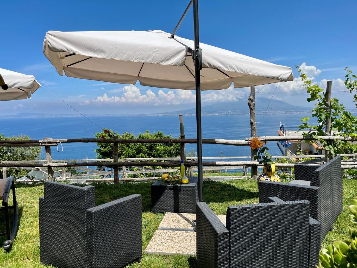 La Badia Montechiaro - Breathtaking View Of Sorrento Coast Villa Вико Екуензе Екстериор снимка
