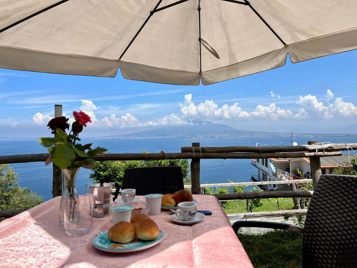 La Badia Montechiaro - Breathtaking View Of Sorrento Coast Villa Вико Екуензе Екстериор снимка