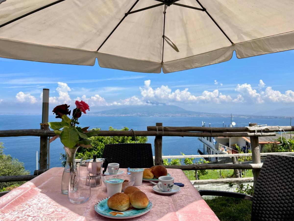 La Badia Montechiaro - Breathtaking View Of Sorrento Coast Villa Вико Екуензе Екстериор снимка