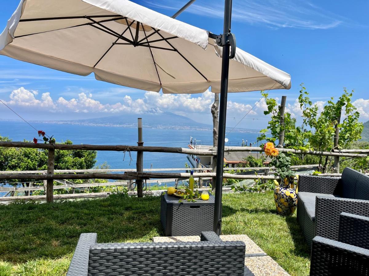 La Badia Montechiaro - Breathtaking View Of Sorrento Coast Villa Вико Екуензе Екстериор снимка