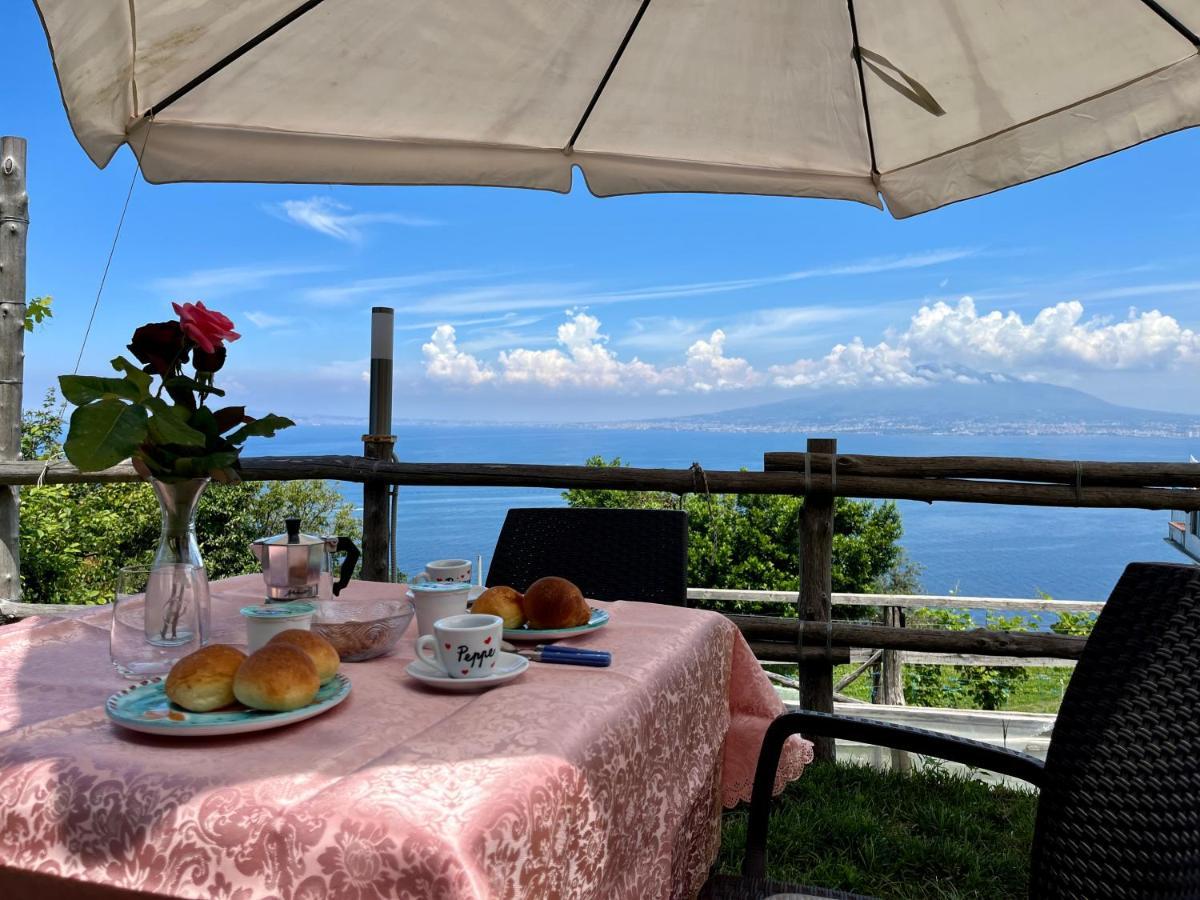 La Badia Montechiaro - Breathtaking View Of Sorrento Coast Villa Вико Екуензе Екстериор снимка