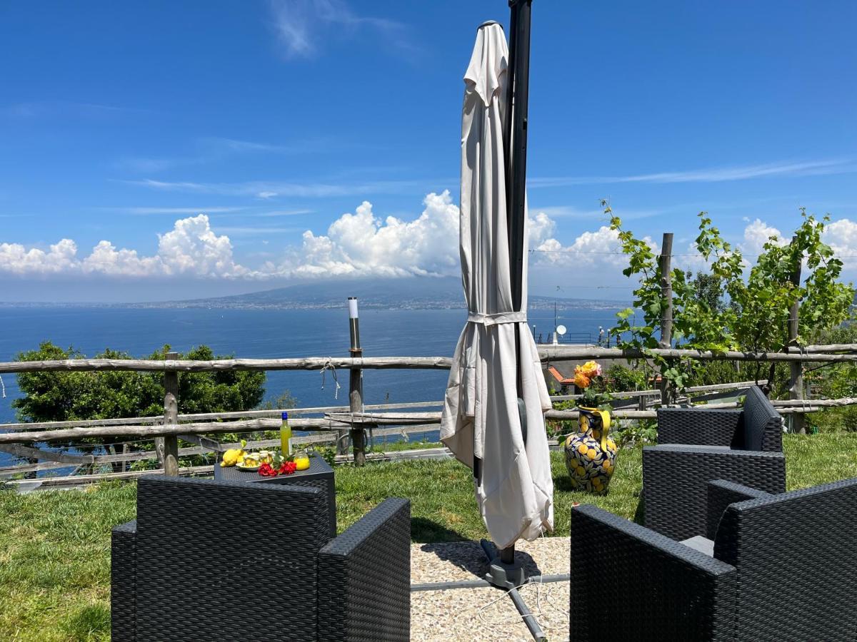 La Badia Montechiaro - Breathtaking View Of Sorrento Coast Villa Вико Екуензе Екстериор снимка