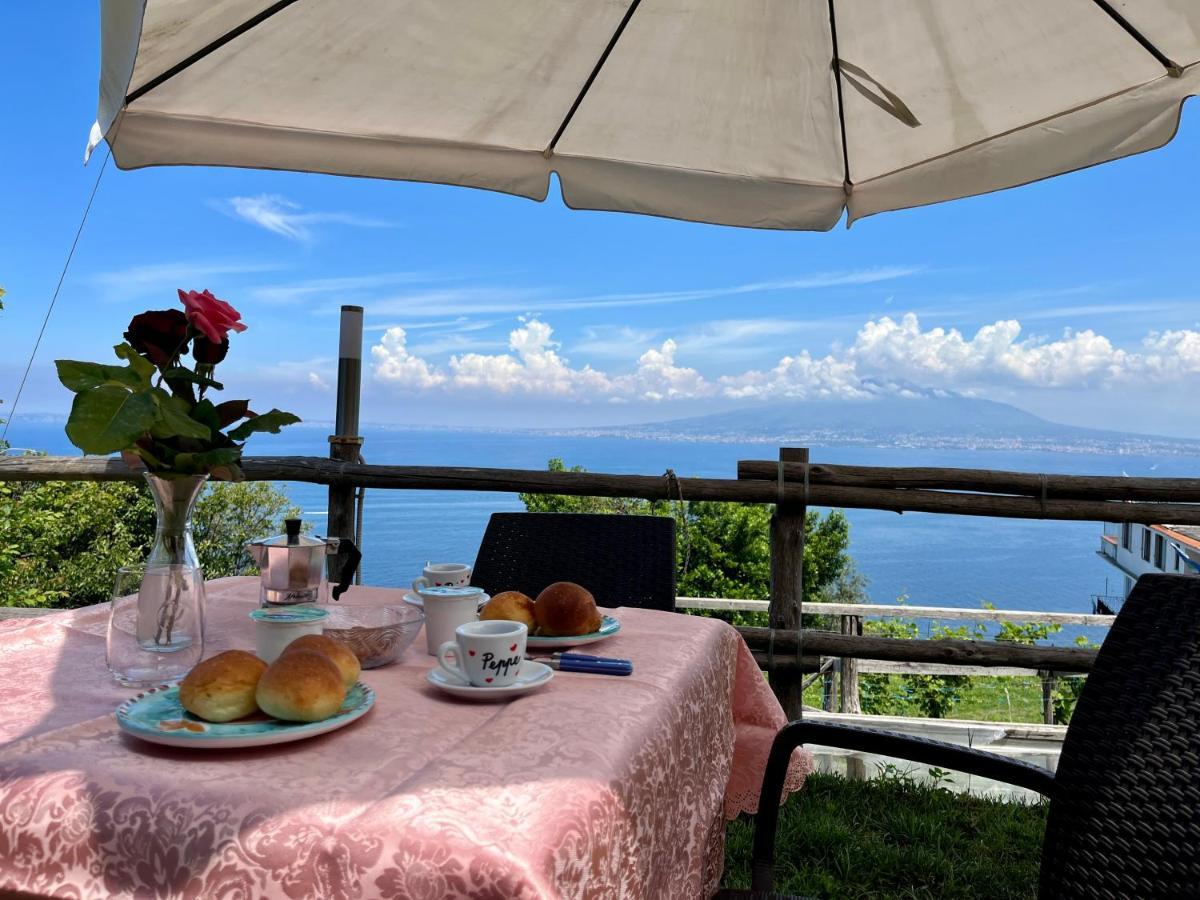 La Badia Montechiaro - Breathtaking View Of Sorrento Coast Villa Вико Екуензе Екстериор снимка