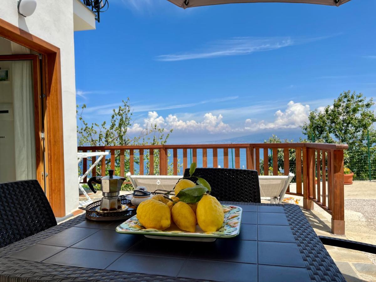 La Badia Montechiaro - Breathtaking View Of Sorrento Coast Villa Вико Екуензе Екстериор снимка