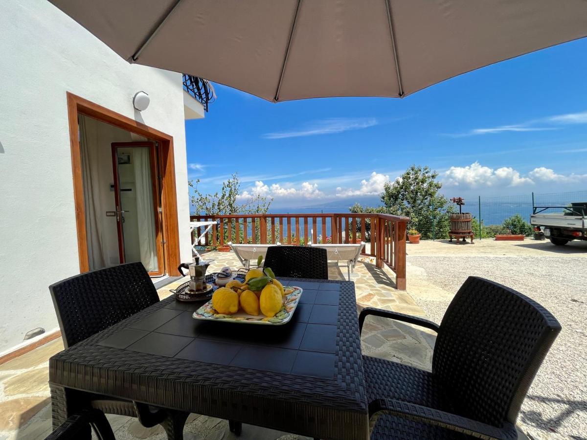 La Badia Montechiaro - Breathtaking View Of Sorrento Coast Villa Вико Екуензе Екстериор снимка