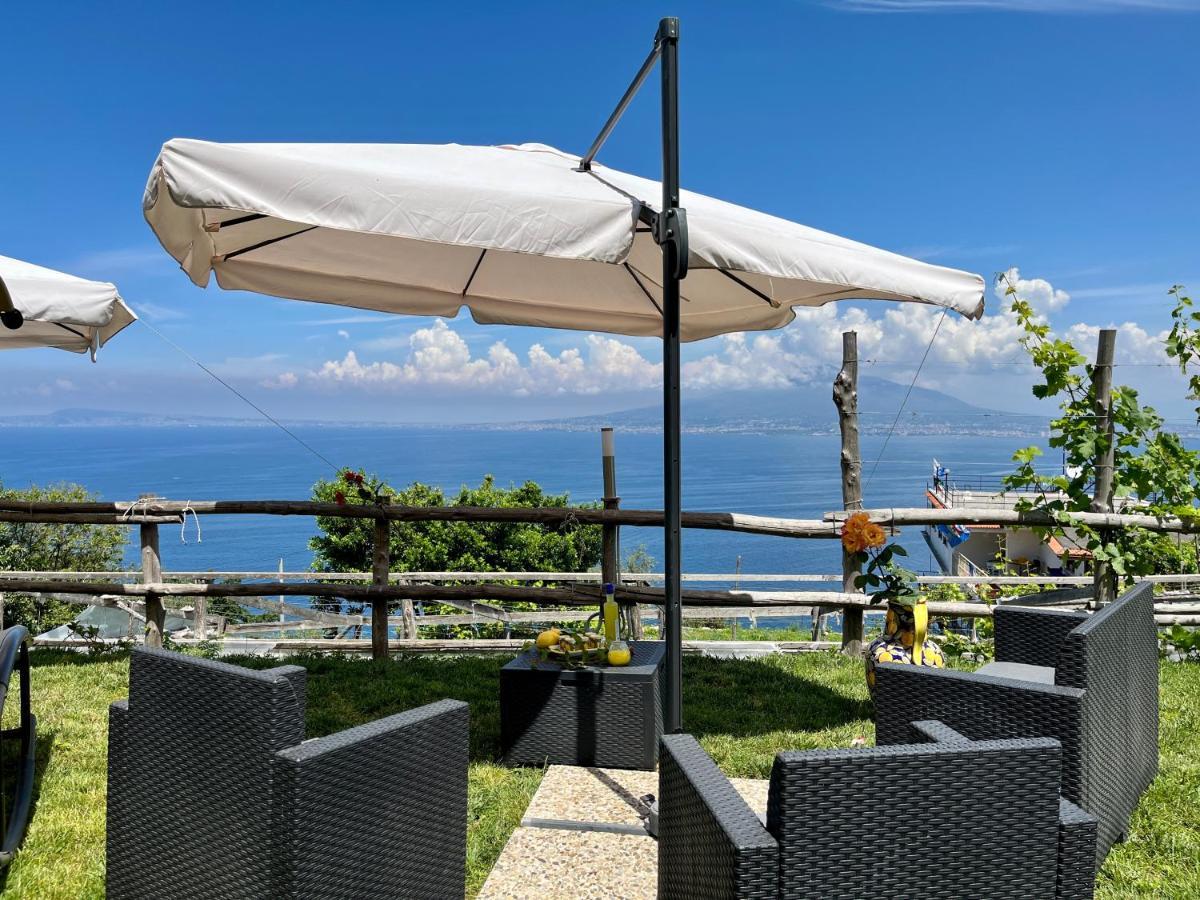 La Badia Montechiaro - Breathtaking View Of Sorrento Coast Villa Вико Екуензе Екстериор снимка
